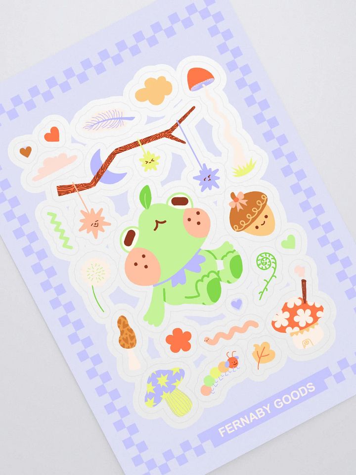 Frogshroom and Friends Sticker Sheet product image (1)