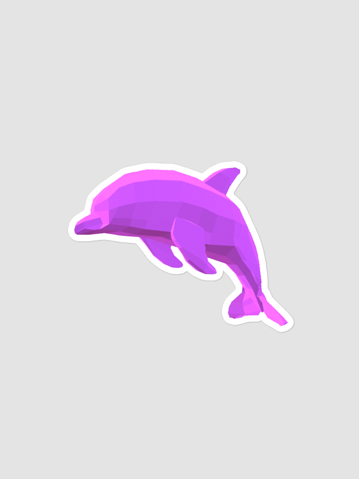 3D Dolphin Sticker product image (1)