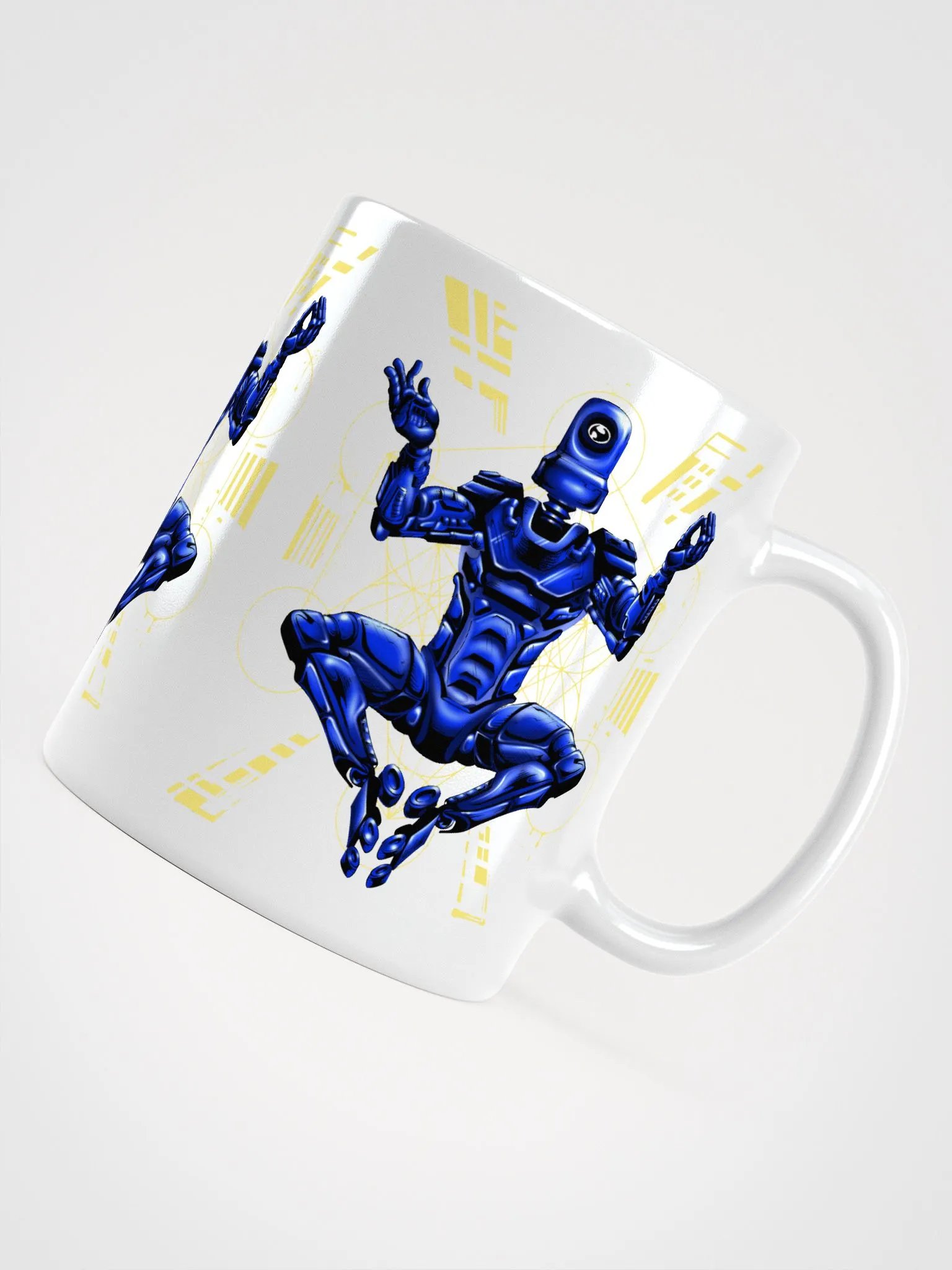Sacred Geometry Robot - Mug product image (4)