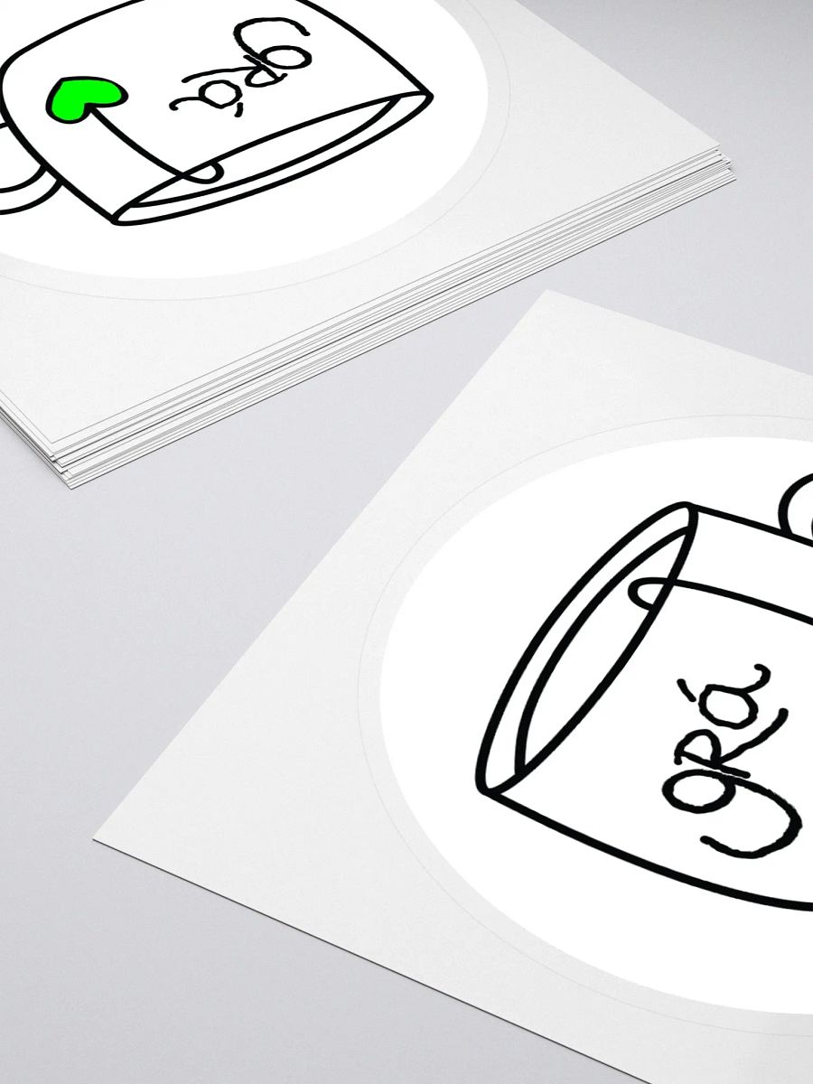 Cupán Grá (A Cup of Love) Sticker product image (4)
