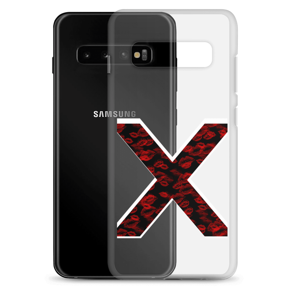 Black X Red Lipstick Kisses | Phone Case S product image (2)