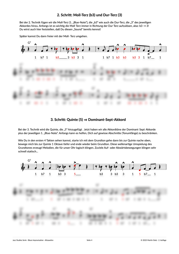 7 Schritte zum perfekten Blues Solo - Altsaxofon product image (4)