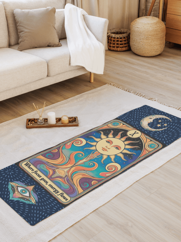 Energy Flows Tarot Yoga Mat product image (1)