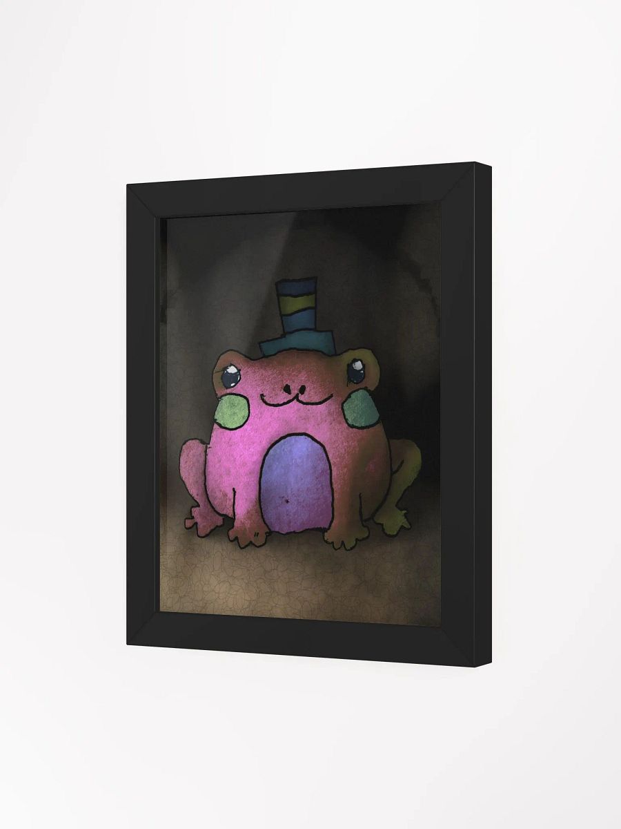 Frog With Hat Framed Matte Poster product image (3)