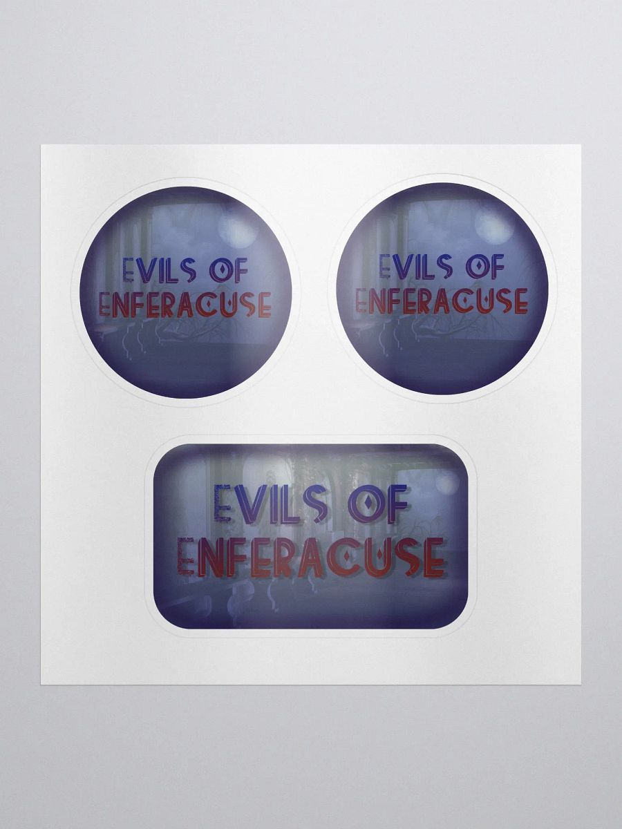 Evils of Enferacuse Sticker Set #1 product image (1)