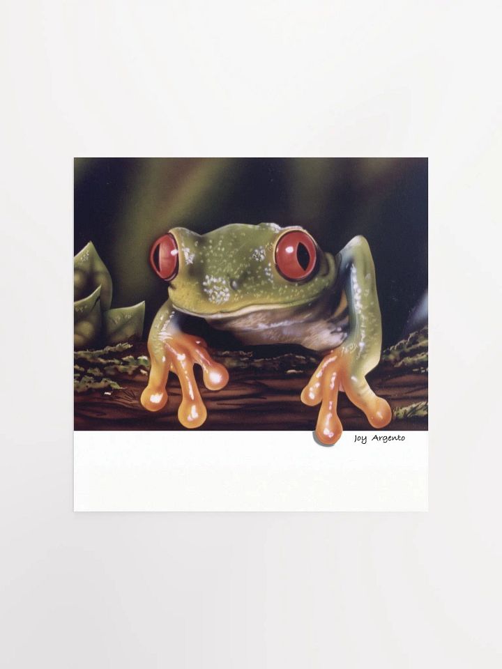 Tree Frog on a Log Print product image (1)