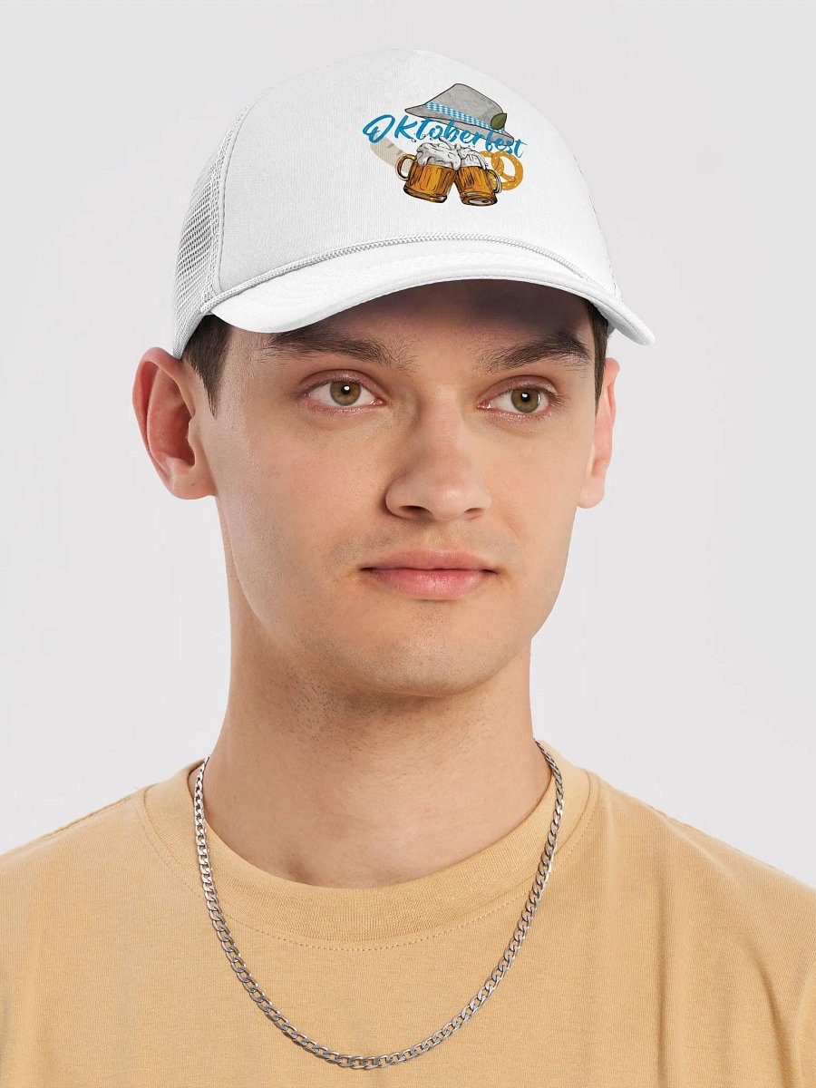 Oktoberfest Baseball-Mütze – Aufschrift Blau-Grau product image (5)