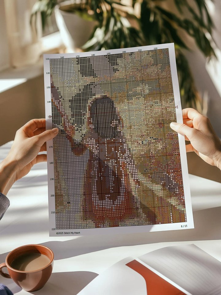 Steps Of Love Cross Stitch Pattern product image (2)