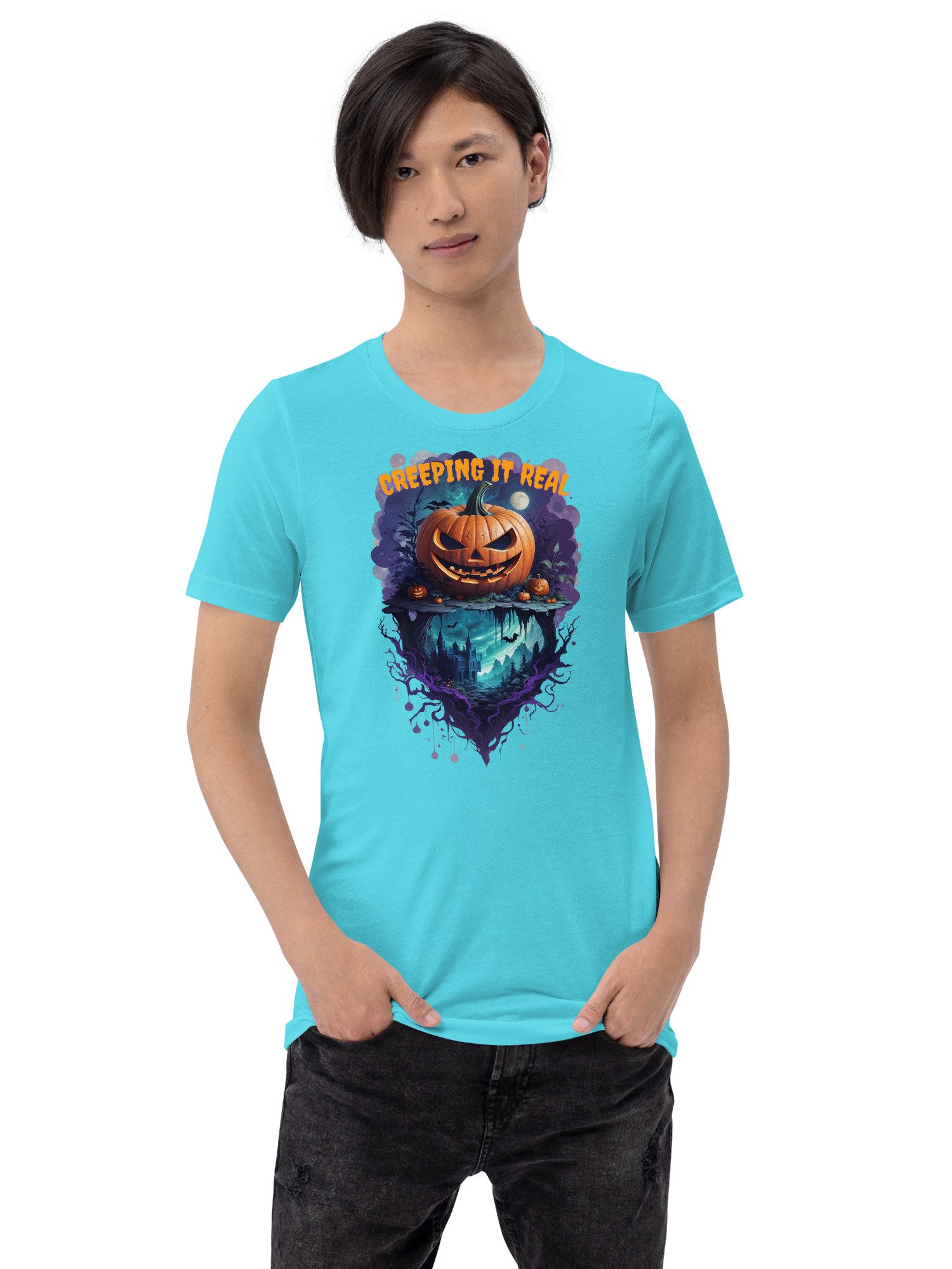 Creeping It Real Funny Halloween T-Shirt product image (205)