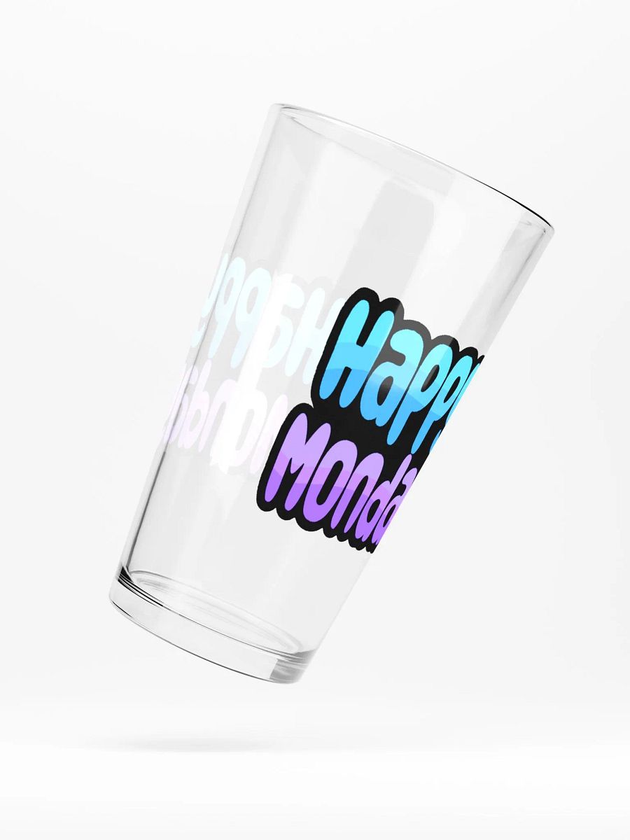 Happy Monday PINT GLASS product image (5)