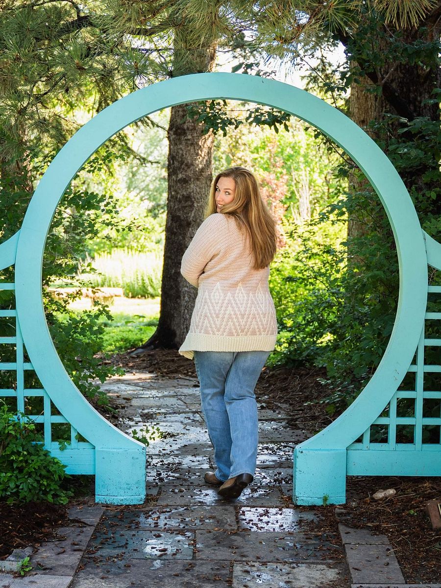 Diamond Drift Cardigan Crochet Pattern product image (10)