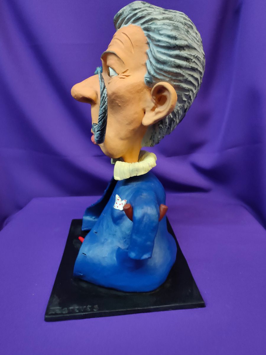 Extraordinária estatueta Salvador Dali, caricatura moderna, peça de autor product image (7)