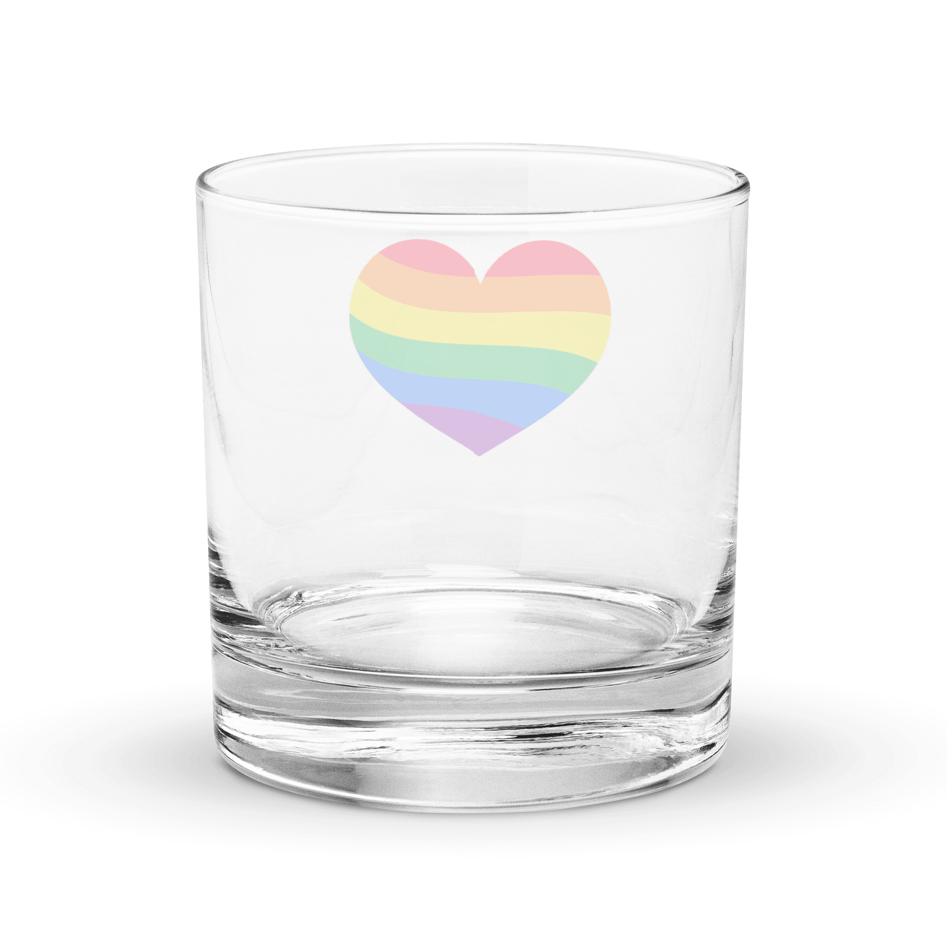 Rainbow Heart Rocks Glass product image (4)