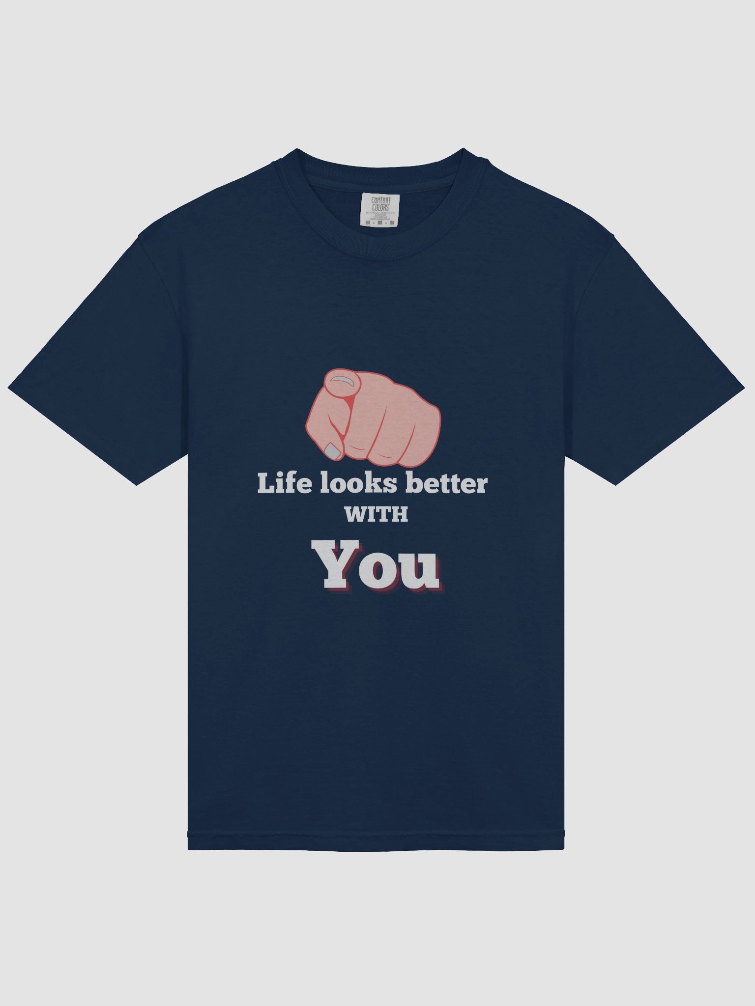 Trust The Connection: "Life Looks Better with You" Statement Tee product image (23)