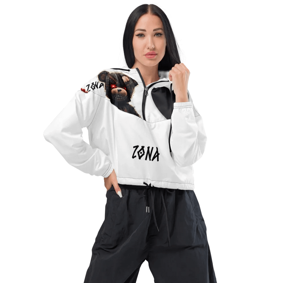 Zona custom Women's Cropped Windbreaker product image (3)