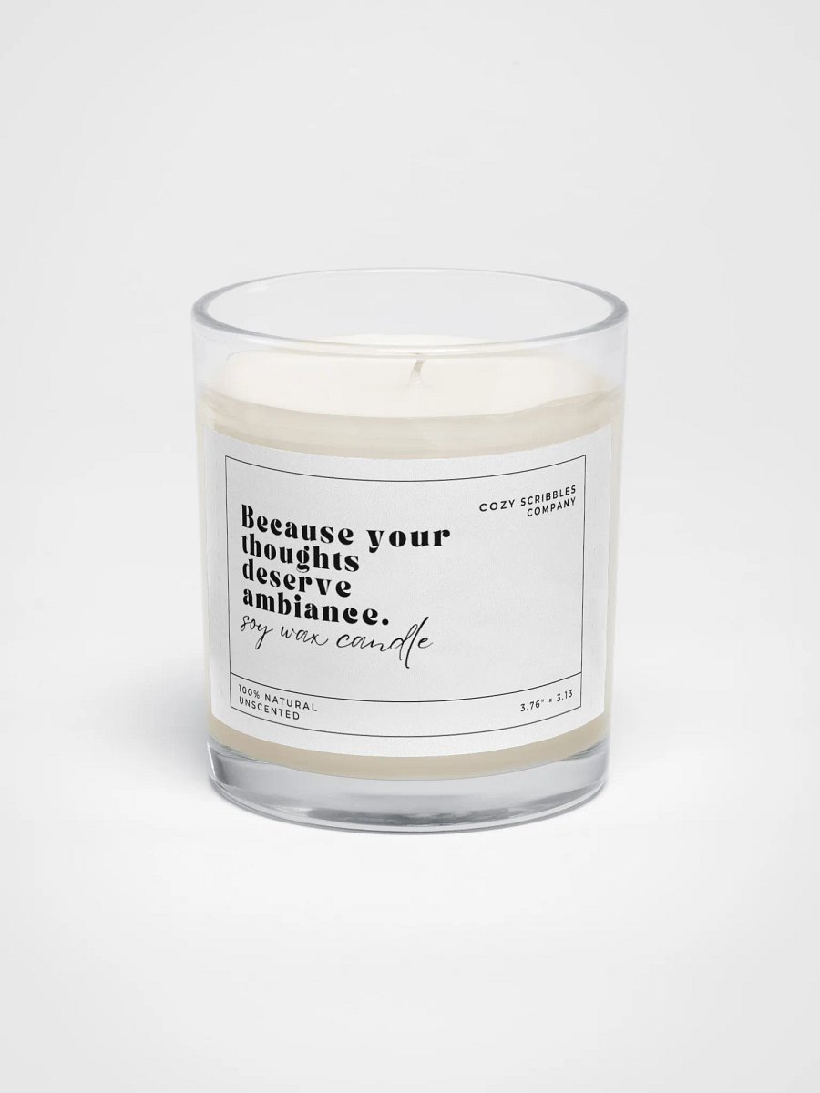 Because Your Thoughts Deserve Ambiance Candle product image (1)