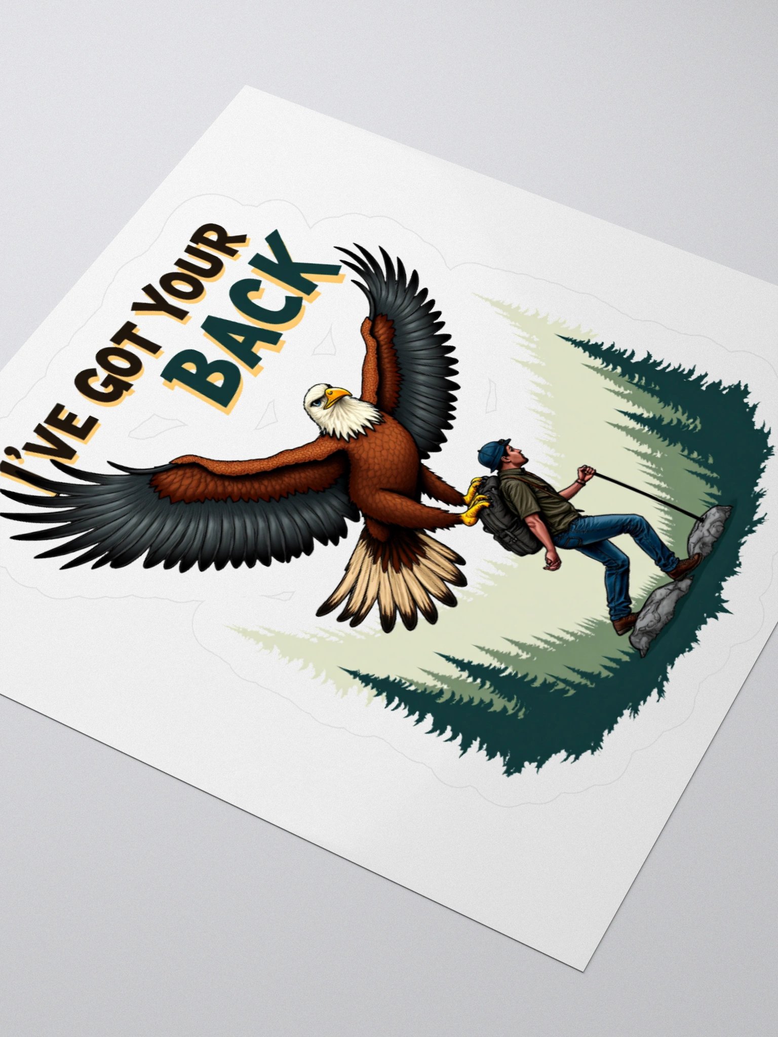 I've Got Your Back Kiss Cut Stickers product image (8)