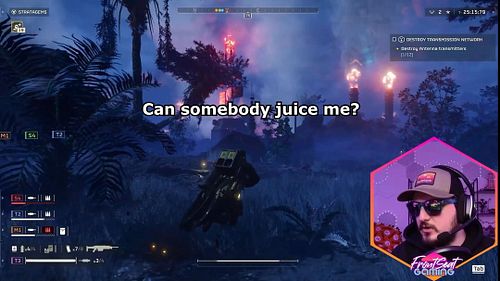 When the melee and heal buttons are too close together... @sammythickthighs @tophertompkins #fps
#fpsgames #helldivers2 #funn...