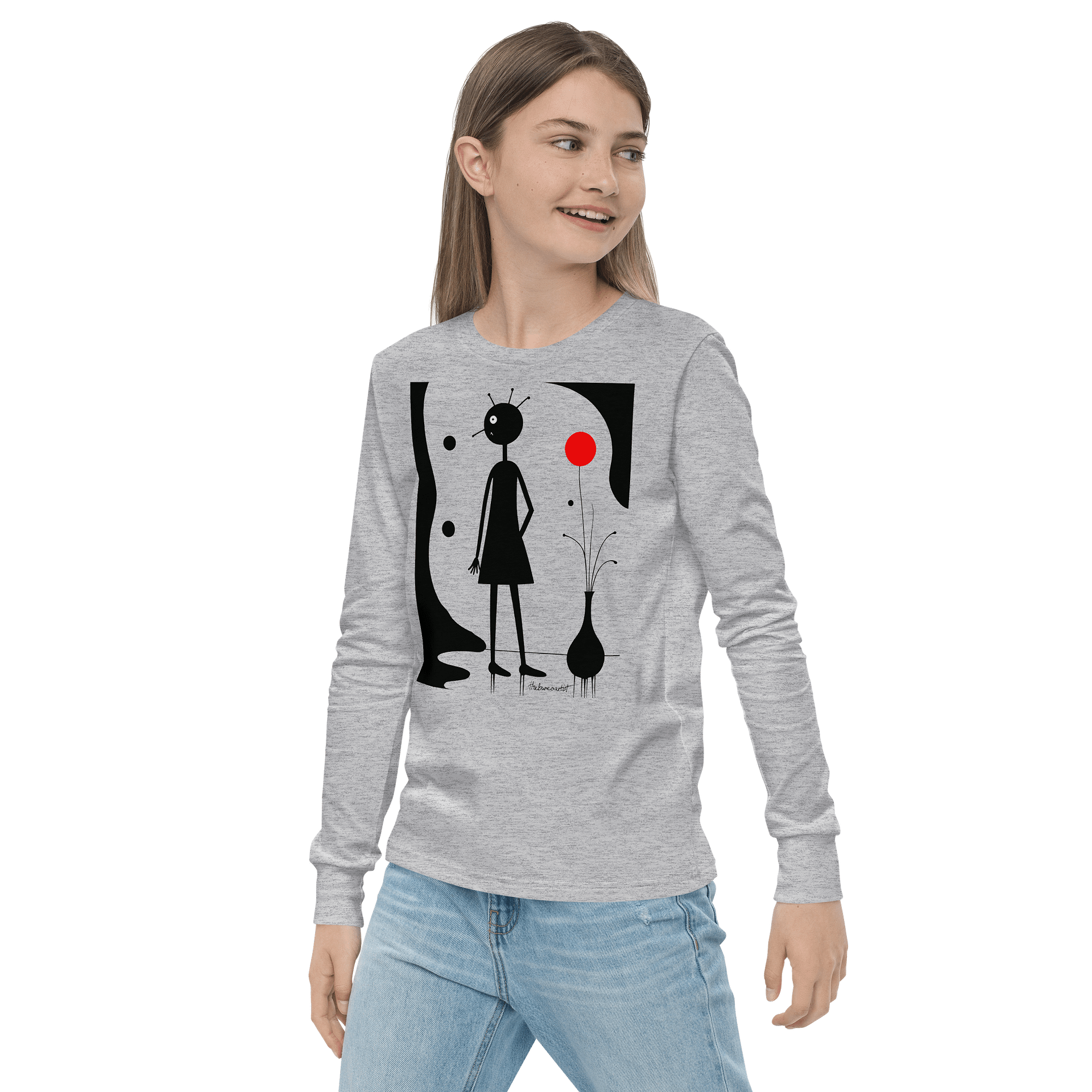 Bella+Canvas Youth Long Sleeve T-Shirt product image (3)