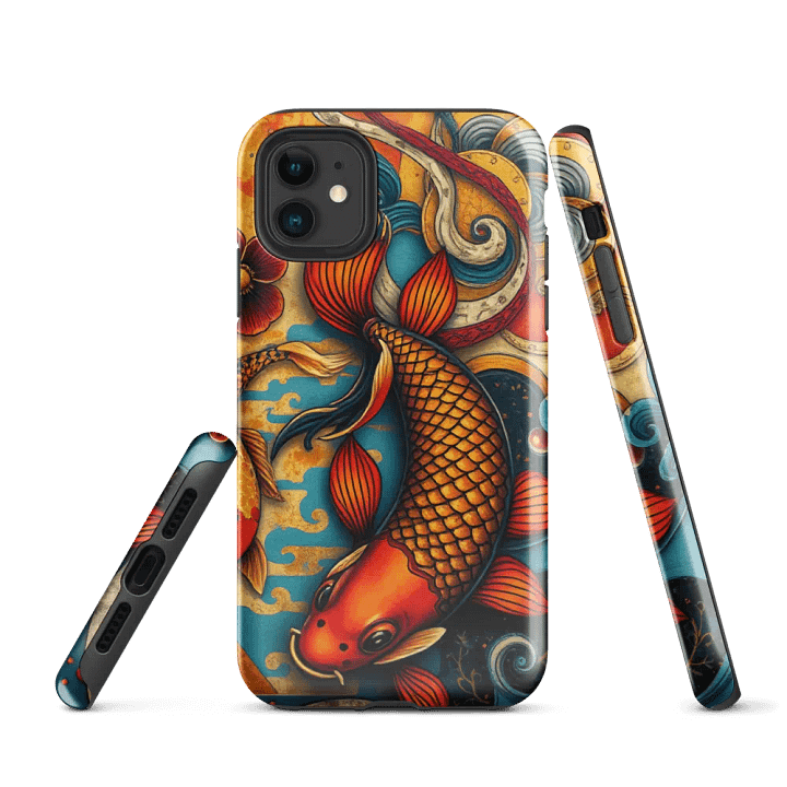 Koi Serenity Tough iPhone® Case product image (1)