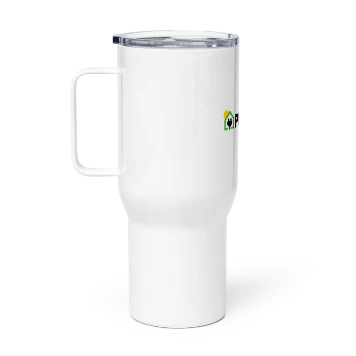 Plug It In Solar High-Quality Travel Mug with Handle product image (1)