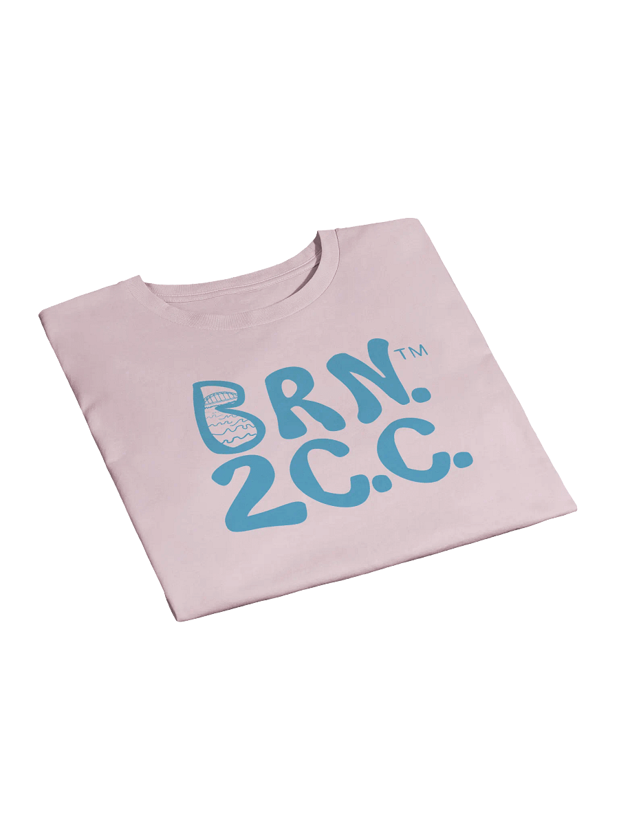 BOURNE to Cape Cod™ | Women's Crop Top | Soft, Stylish, Breezy | BRN.2C.C.™ | Deep Sky Blue Logo product image (20)