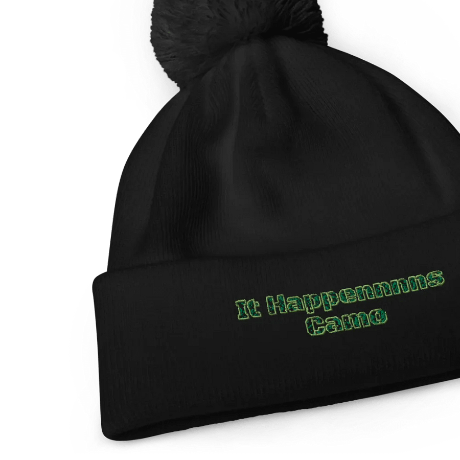 Beechfield Pom-Pom Beanie - Embroidered - It Happennnns Camo product image (8)