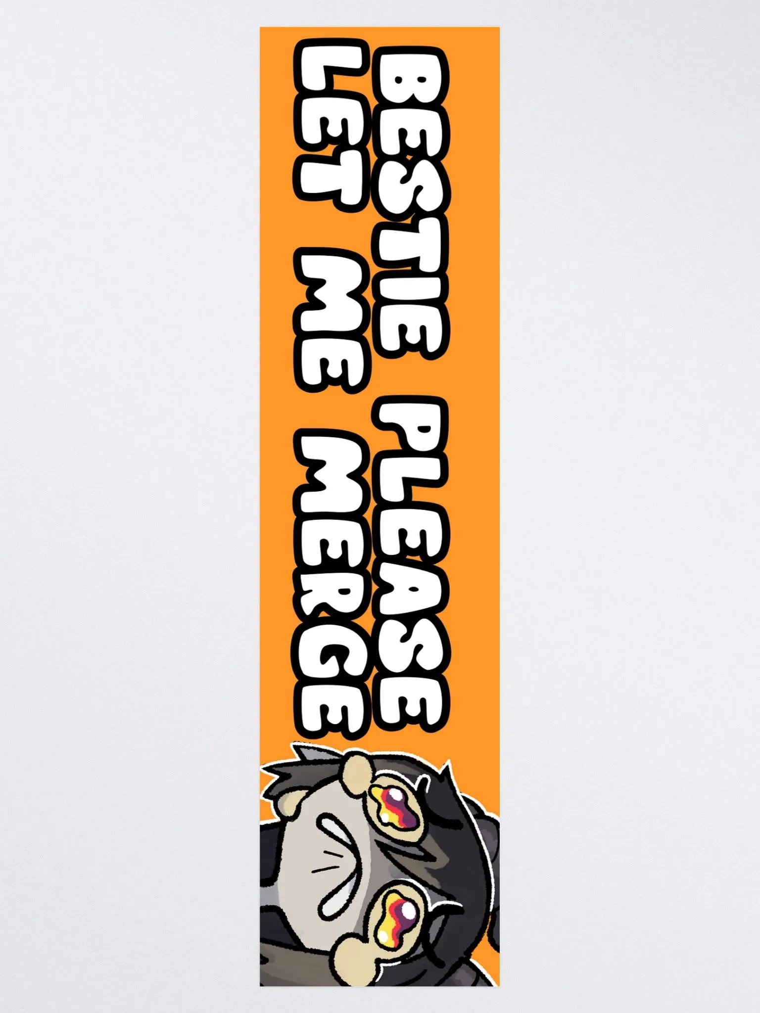 Bestie Please Let Me Merge Bumper Sticker product image (3)