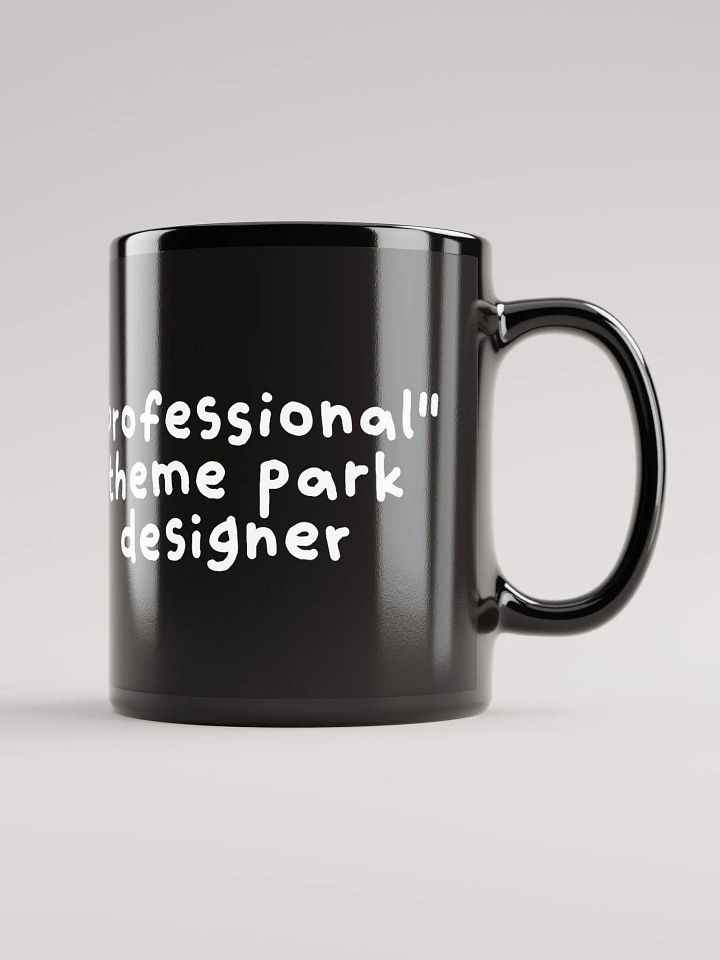 "Professional" Theme Park Designer Black Mug product image (1)