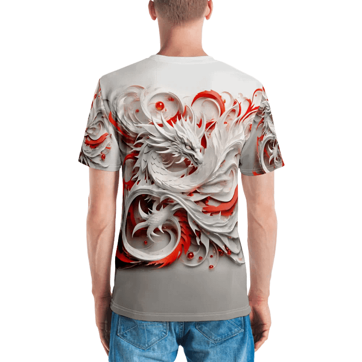 White Dragon T shirt product image (2)