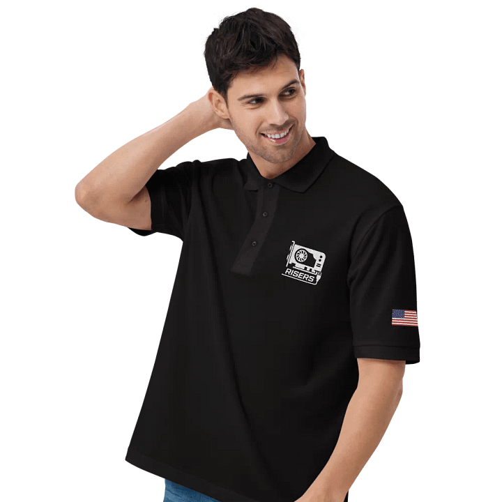GPU Risers Polo Shirt product image (1)