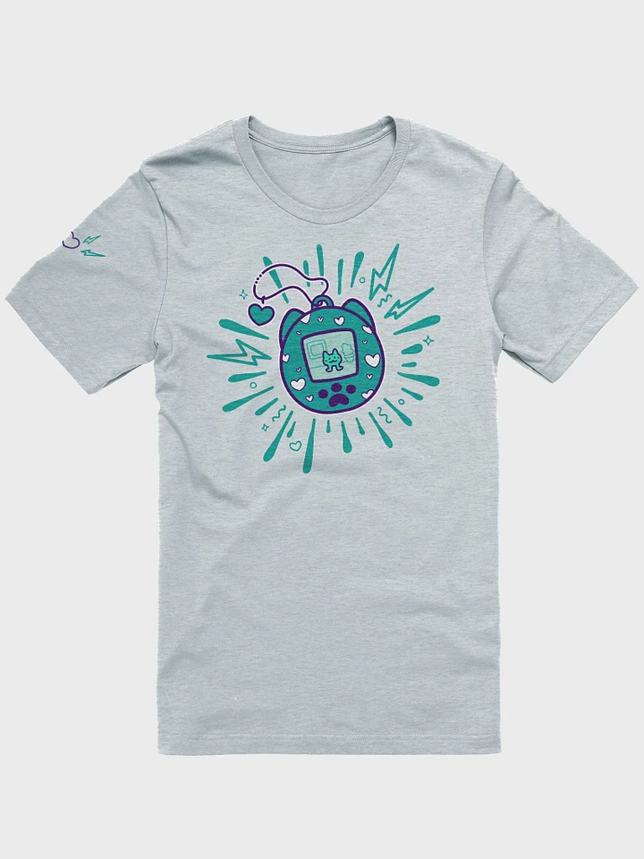 Lovely Digital Meow // T-Shirt - Teal - Light Mode product image (1)