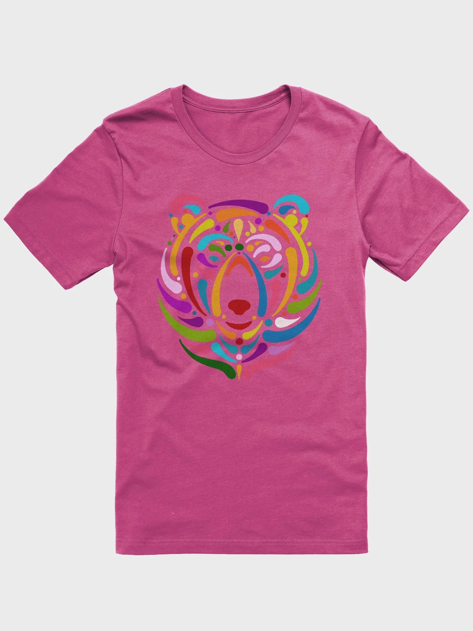 Rosy pink with a grizzly bear product image (1)