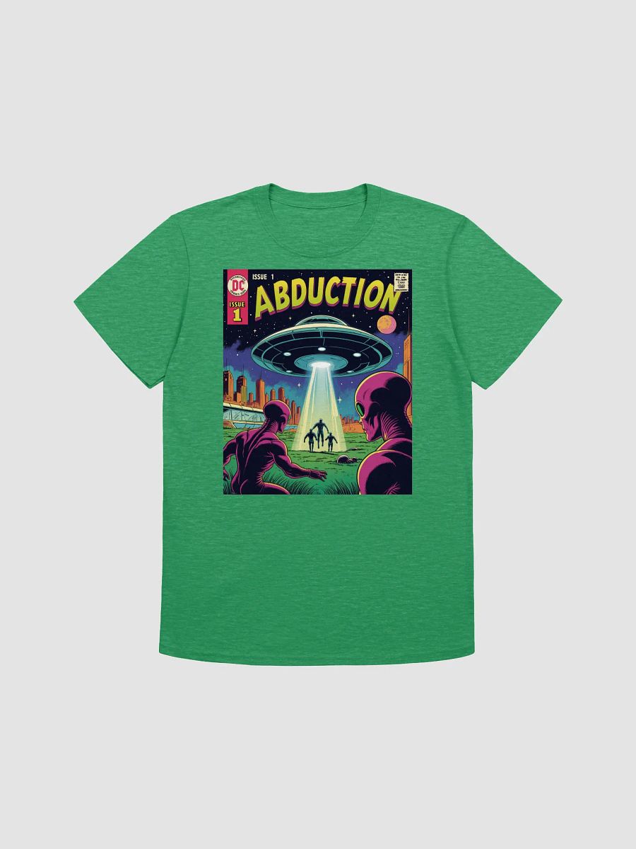 1970s Sci-Fi Comic T-Shirt – Retro Alien Abduction Art product image (20)