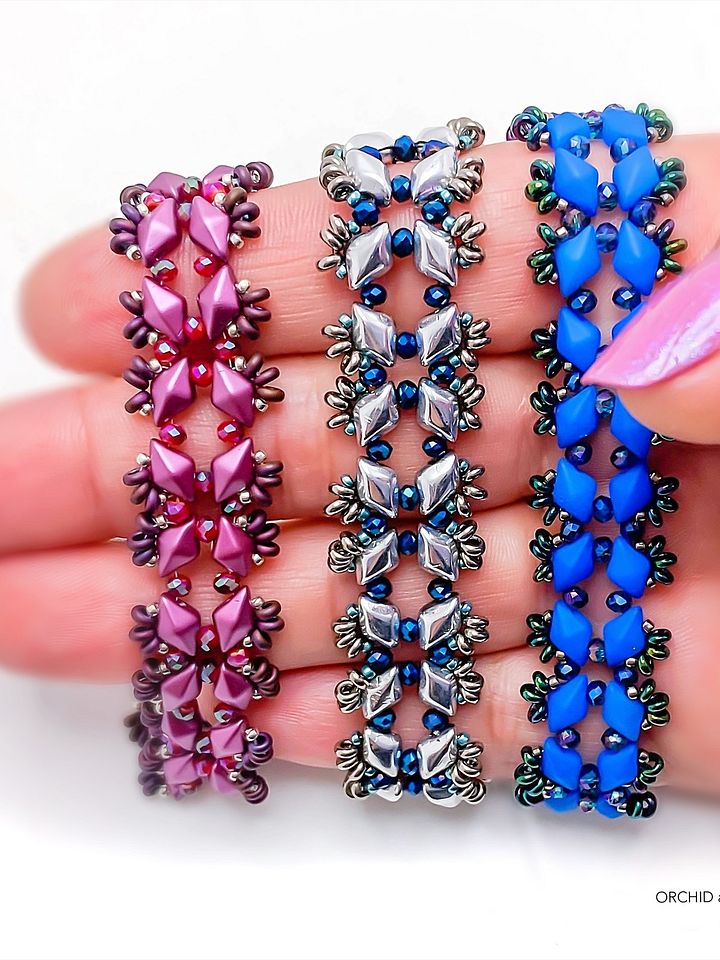 Beading Pattern – Starlight GemDuo Beaded Bracelet product image (1)