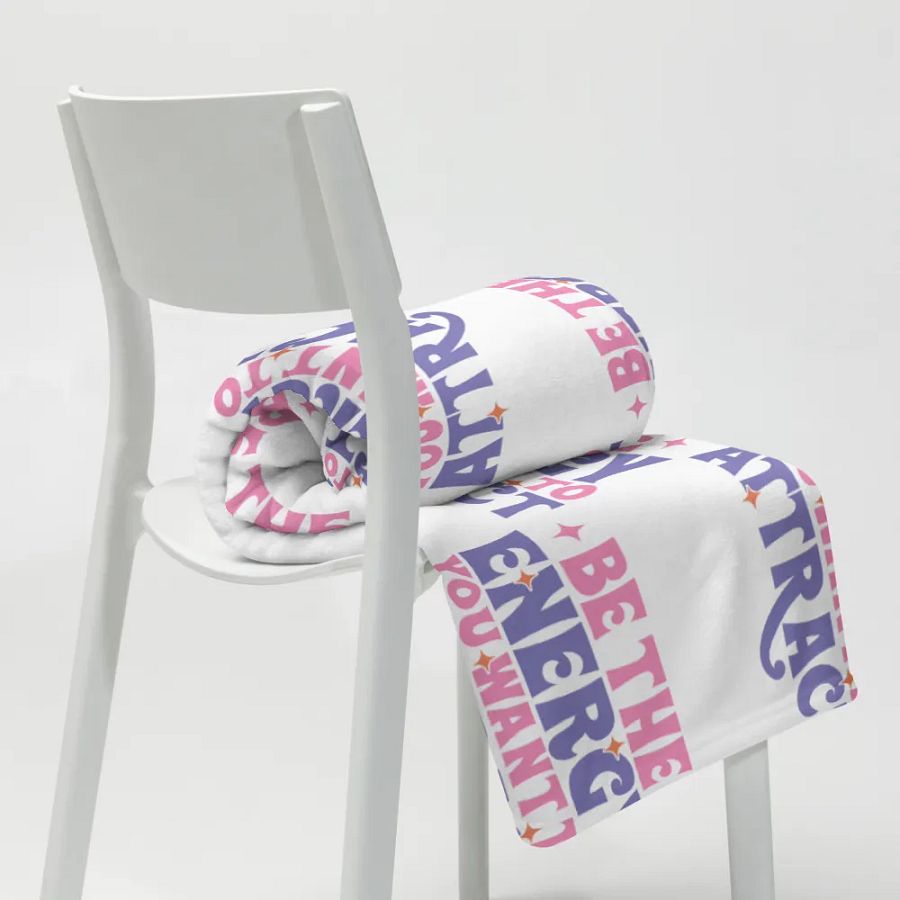 Be The Energy You Want To Attract Blanket product image (9)