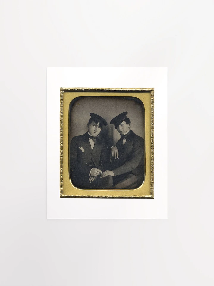 Two Gents in Caps - Print product image (1)