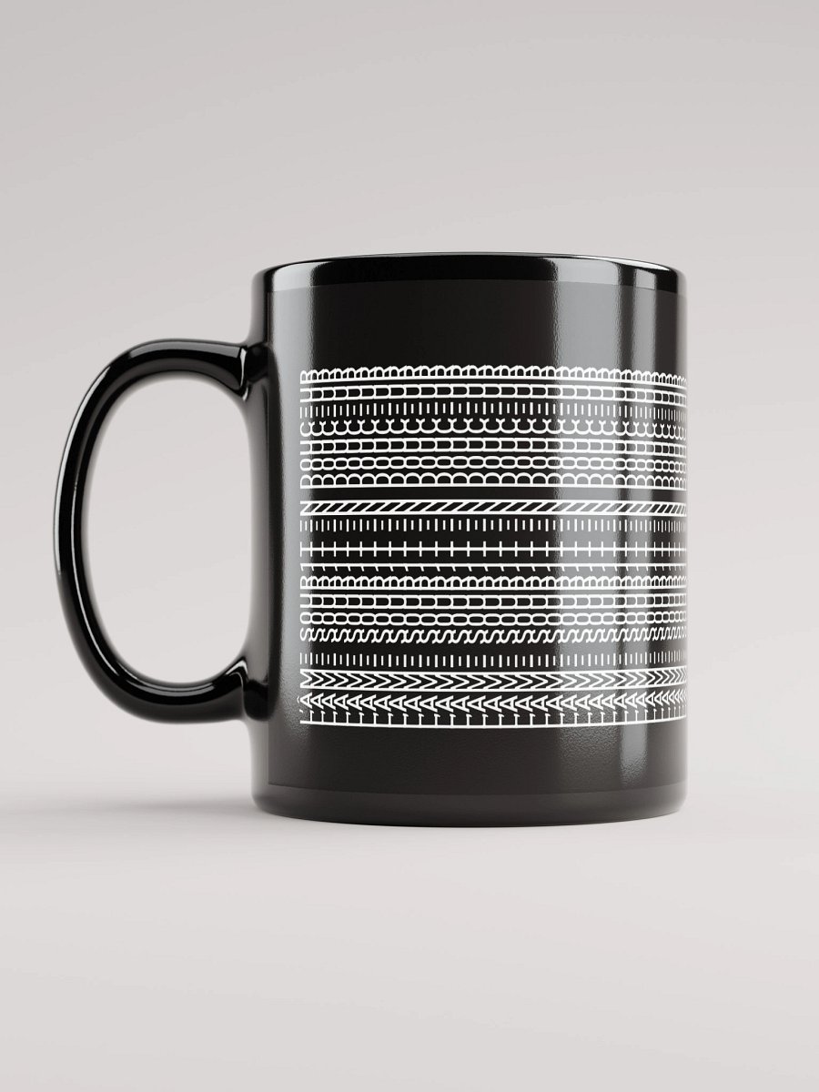 Mug Noir Codé Zen Blanc - L'Ame Sourit en Douceur - Cadeau élégant product image (6)