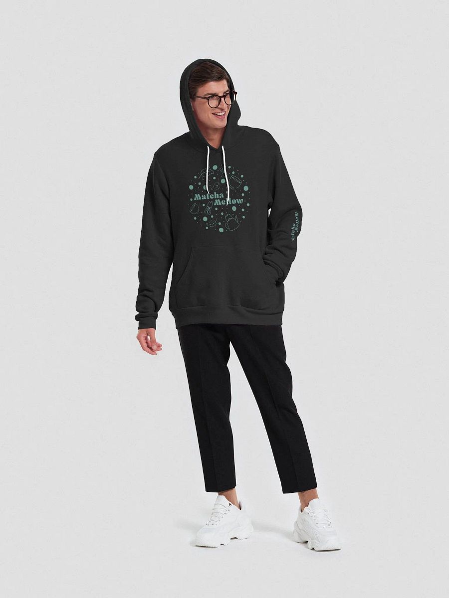 MatchaMellow Hoodie circle logo with teal logo product image (9)