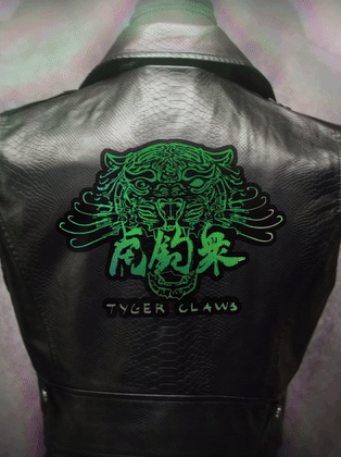 CP 2077 - Tiger Claws Luminous Rocker Vest [Prebuilt Design] product image (1)