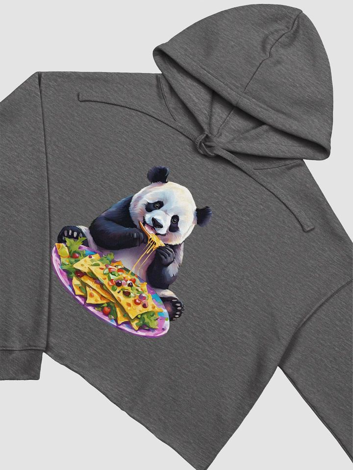 Panda Nacho Party Crop Hoodie product image (1)