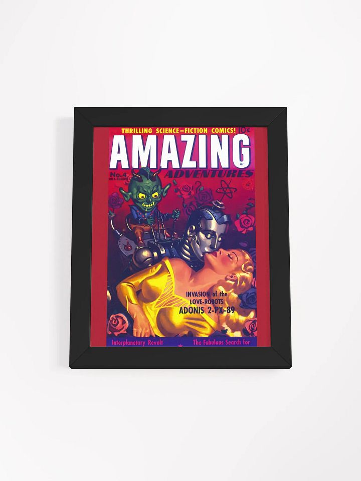 Love-Robots Invasion Vintage Poster product image (9)