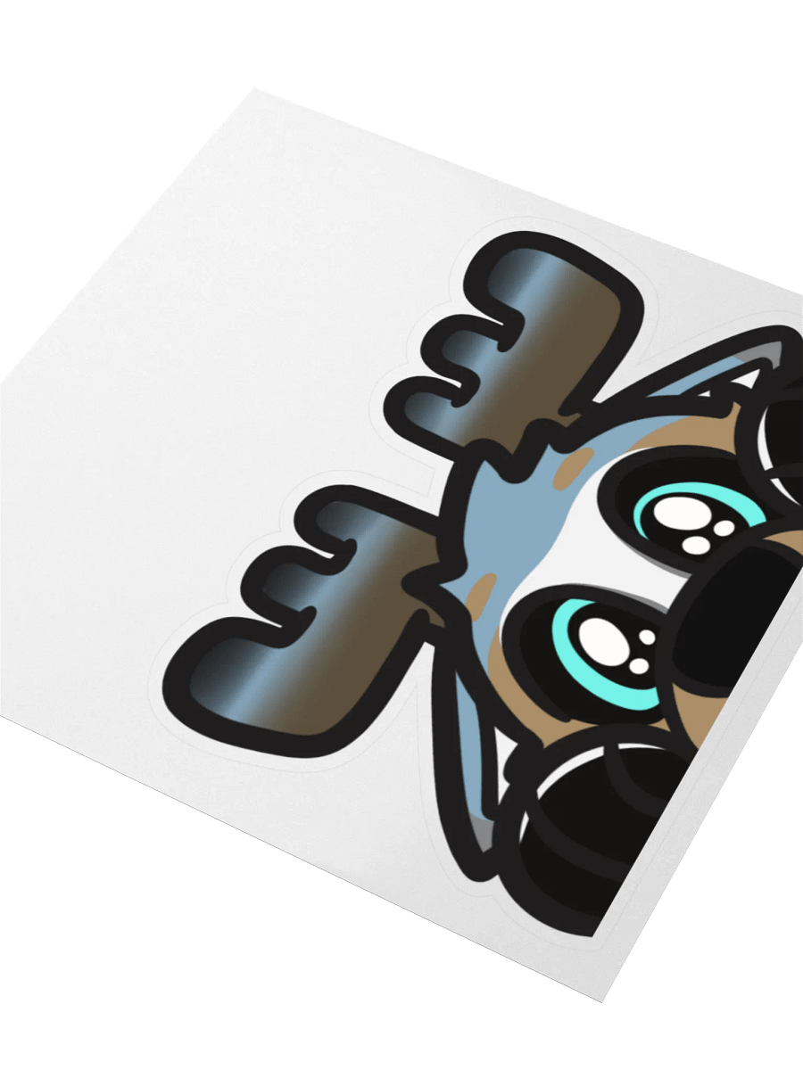 Lurky Deer Kiss-Cut Sticker product image (5)