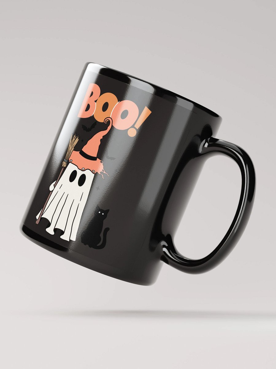 Witchy Ghost Black Mug product image (4)