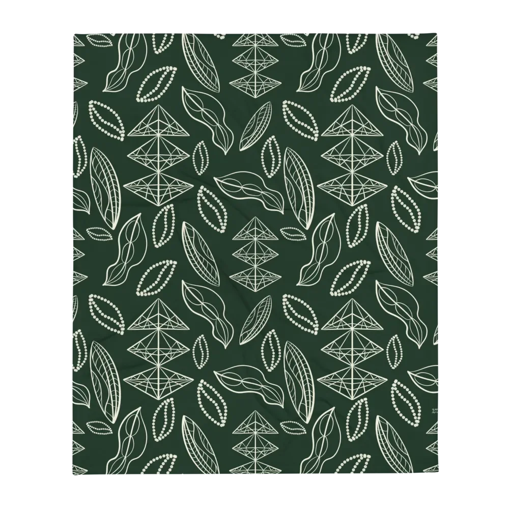 El Yunque Brew Bliss: Abstract Coffee Bean Tribal Pattern product image (13)