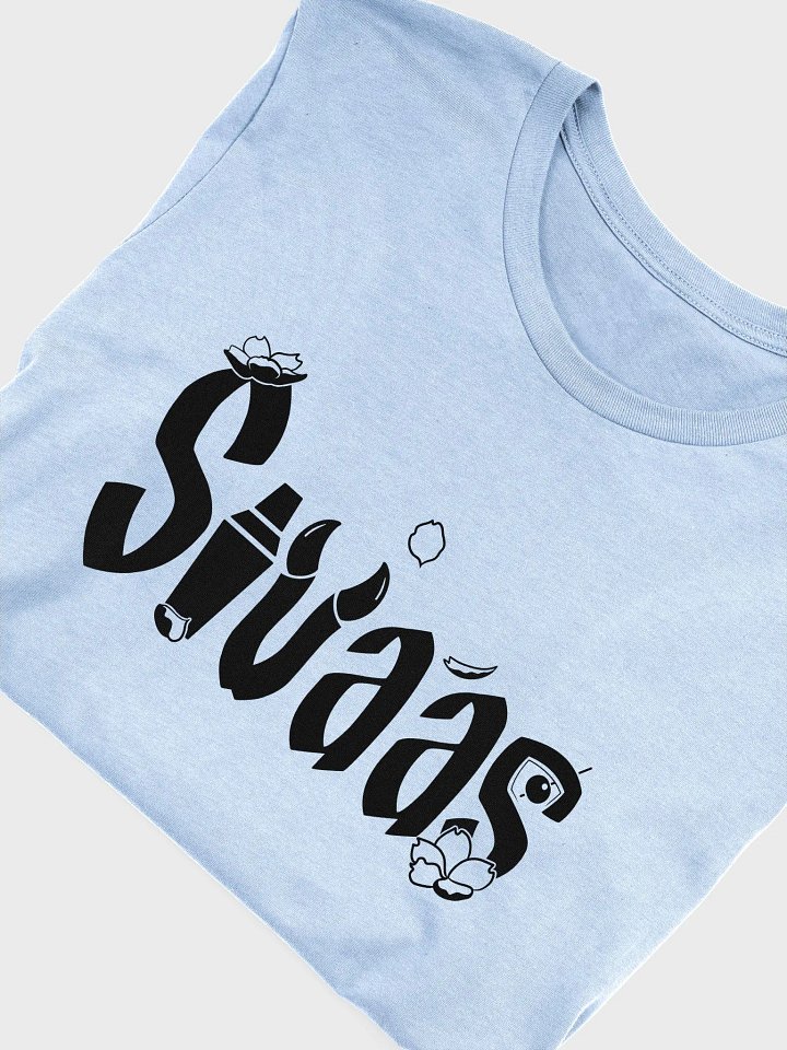 SivaasTV T-Shirt Black Lettering product image (2)
