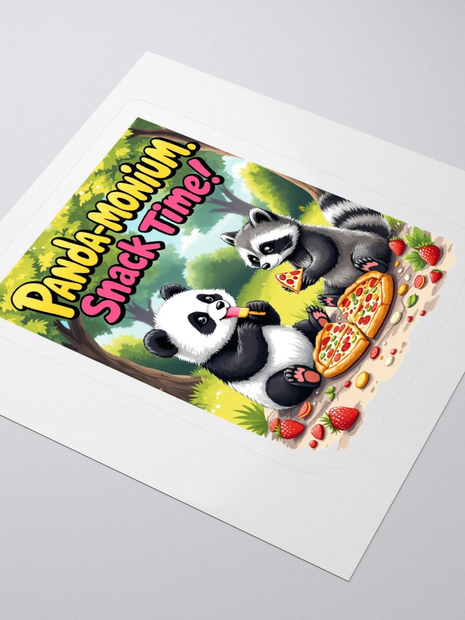 Panda-Monium Snack Time! Sticker Set product image (9)
