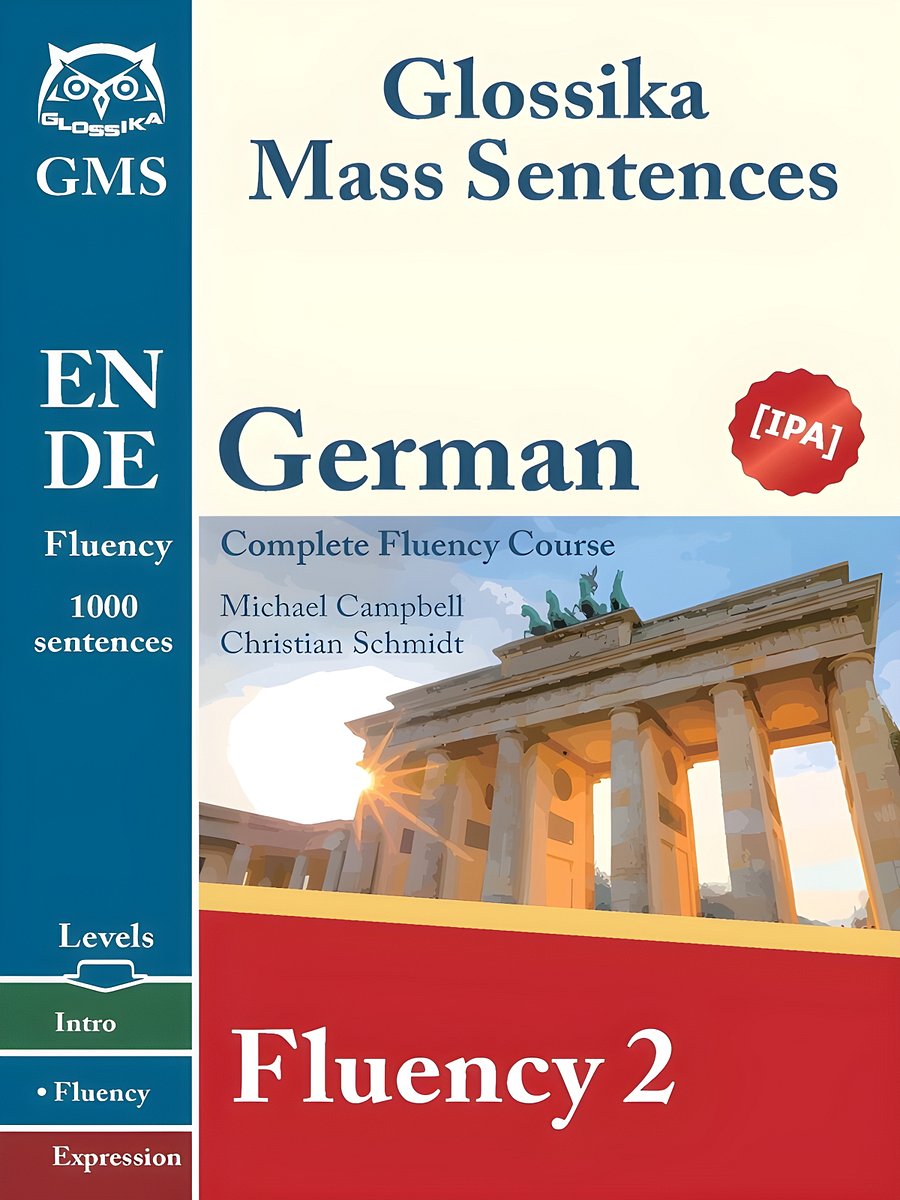 German Fluency Mastery Kit: Glossika Mass Sentences (Levels 1-3) product image (2)