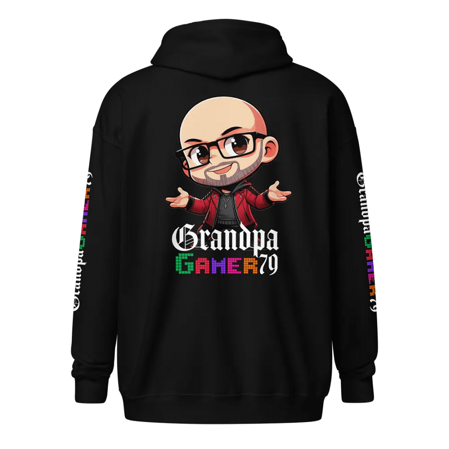 Grandpa Multi-Sided Zip Hoodie product image (5)