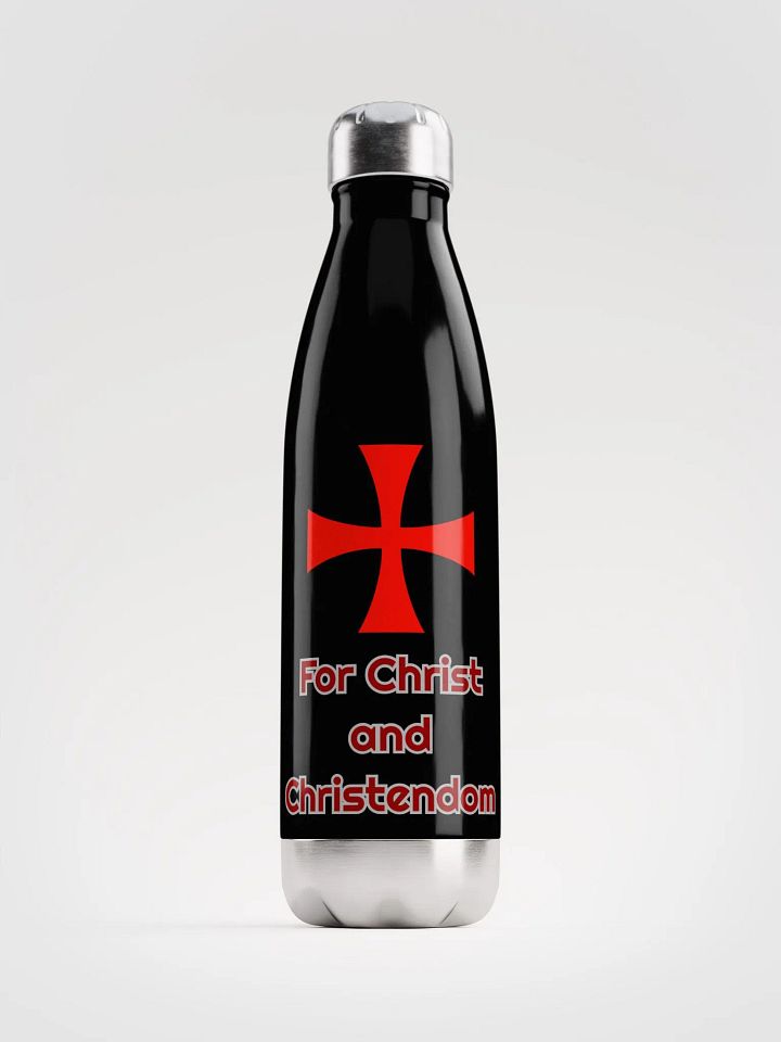 Crusader's Cross Stainless Steel Water Bottle product image (1)
